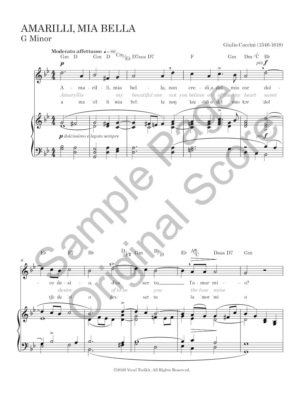Amarilli, mia bella - Image 3