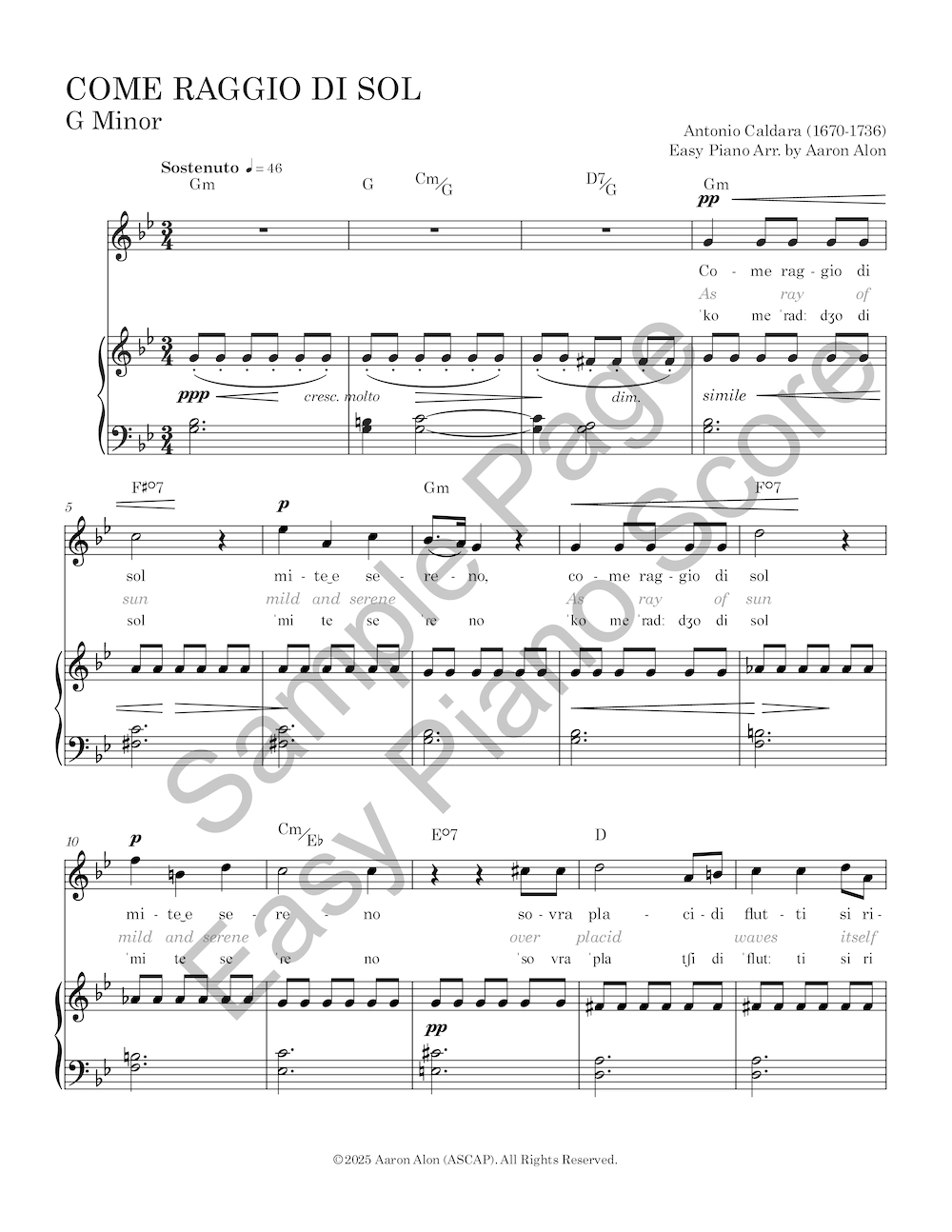 Come raggio di sol - Image 3